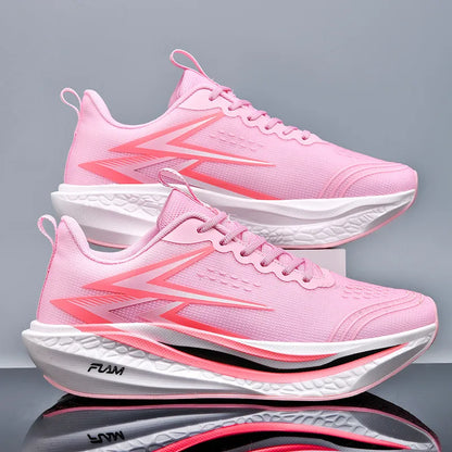 Specialty Marathon Running Shoes for Men Sports Breathable Lightweight Carbon Plate Women's Comfortable Athletic Non-Slip Sneakers