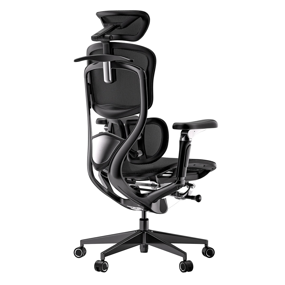 Ergonomic Computer Office Chair with Footrest, Comfortable Designer Executive Chair, Adjustable Luxury Swivel Gaming Chair for Home & Work