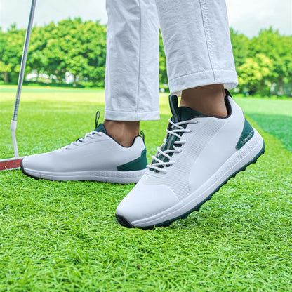 Hot Sale Leisure Golf Shoes Men's Waterproof Golf Spikes Sneakers Professional Non-Slip Golf Trainers Luxury Sports Shoes