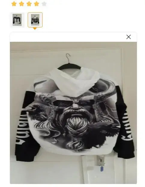 2024 Mens Hoodies Eagle Tattoo Pattern Vikings 3D Printed Fashion Casual Harajuku Hip Hop Autumn And Winter Oversized Sudaderas, Produit gaming premium Fraquane