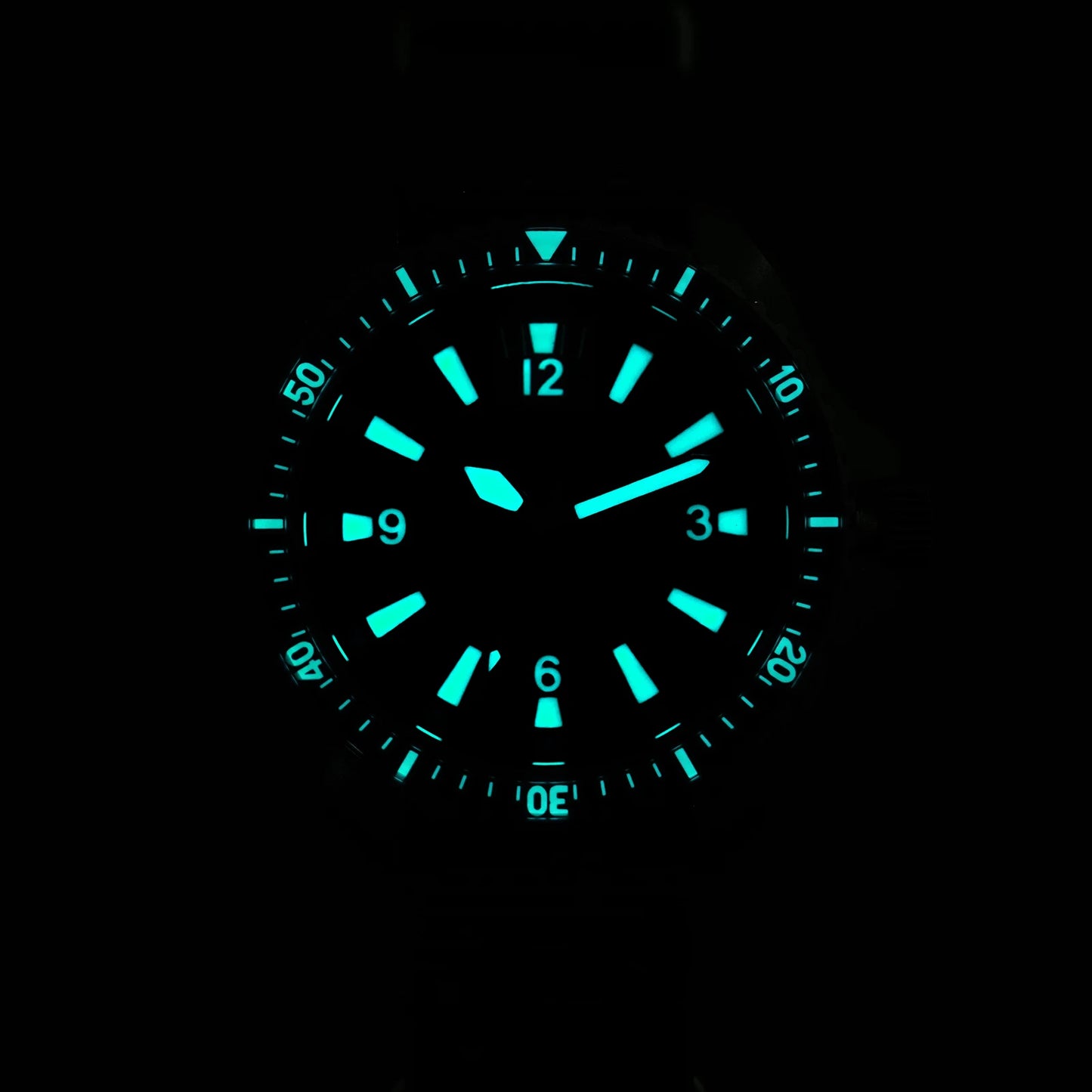 Watchdives WD1980 V3 38mm Men Watch Vintage VH31 Ronda 515 Sweep Seconds Quartz Movement Watches Luminous Sapphire Wristwatch
