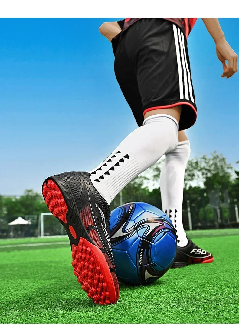 Chaussures de football TF pour hommes, résistantes, décontractées, professionnelles, ultralégères, de qualité supérieure, pour l'entraînement au football