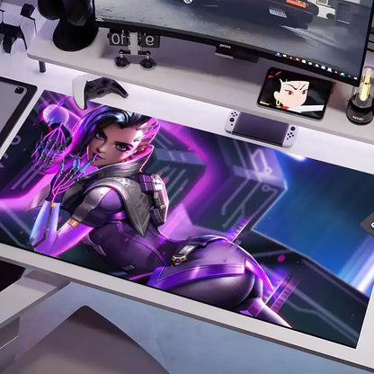 Overwatch Mouse Pad Multiple Sizes Large Square Computer Office Game Table Mats Rubber Anti-slip Mousepads
