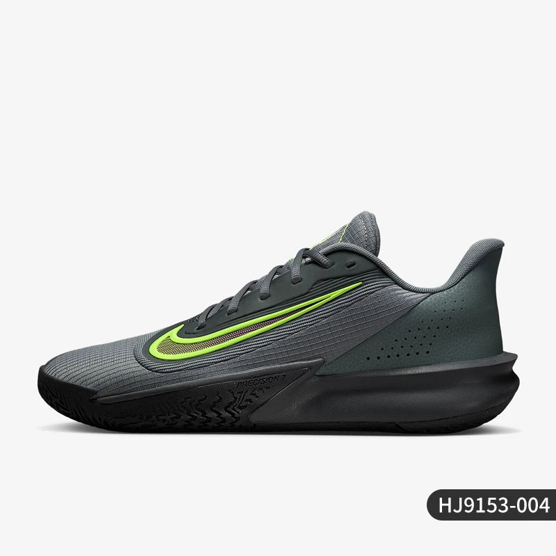 Nike Genuine Precision 7 Men's Shock Absorption Sports Durable Basketball Shoes HJ9153-004