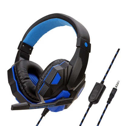 3.5mm Wired Headset Gaming Headset 120° Adjustable Gamer Headset With Noise Cancelling Microphone For PS4/PS5/Xbox/Smartphone/PC