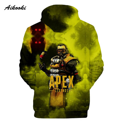 Personality 3D Printed Game Apex Legends Hoodies Sweatshirts Men Women High Quality Hoody Game Long Sleeve Plus Size Hoodies