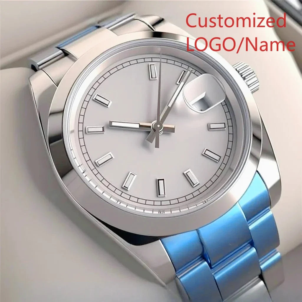 A989 Store Customized Watch Men's Women Automatic Mechanical Watch 36mm 40mm 904L Stainless Steel Black Blue