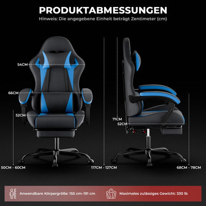 Gaming chairs, office chairs, desk chairs, and swivel chairs. Made with breathable fabric, equipped with 360° swivel casters and seats for easy movement, and featuring soft and comfortable cushions.