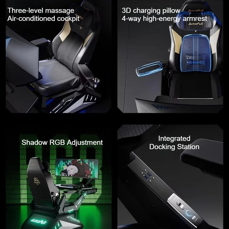 Gaming Office Ergonomic Chair E-sports Pod E-sports Warehouse Cockpit Space Cabin Desk Computer Armchair Ergonomic Chairs