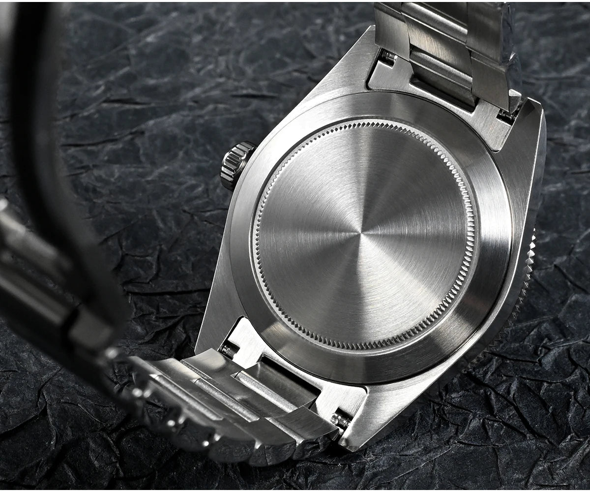 San Martin 39mm NH34 GMT Men's Luxury Watch Bidirectional Aluminum Bezel Automatic Mechanical Sapphire 100M Waterproof SN0109