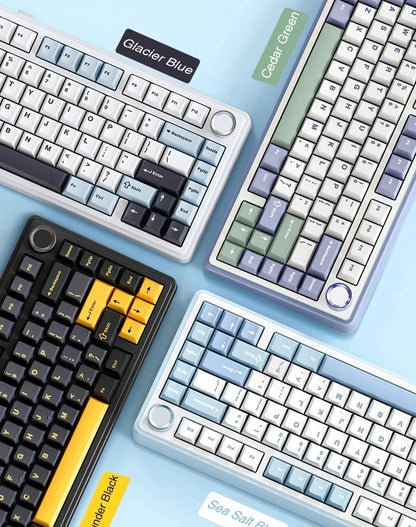 AULA F75 2.4G Wireless/Bluetooth/Wired Gaming Mechanical Keyboard RGB Customized 75% Layout OEM Profile Gasket PC Game Keyboard