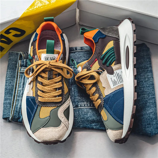 Men's Casual Sports Outdoor Hiking Shoes, Trendy Fashion Street Style, Comfortable
