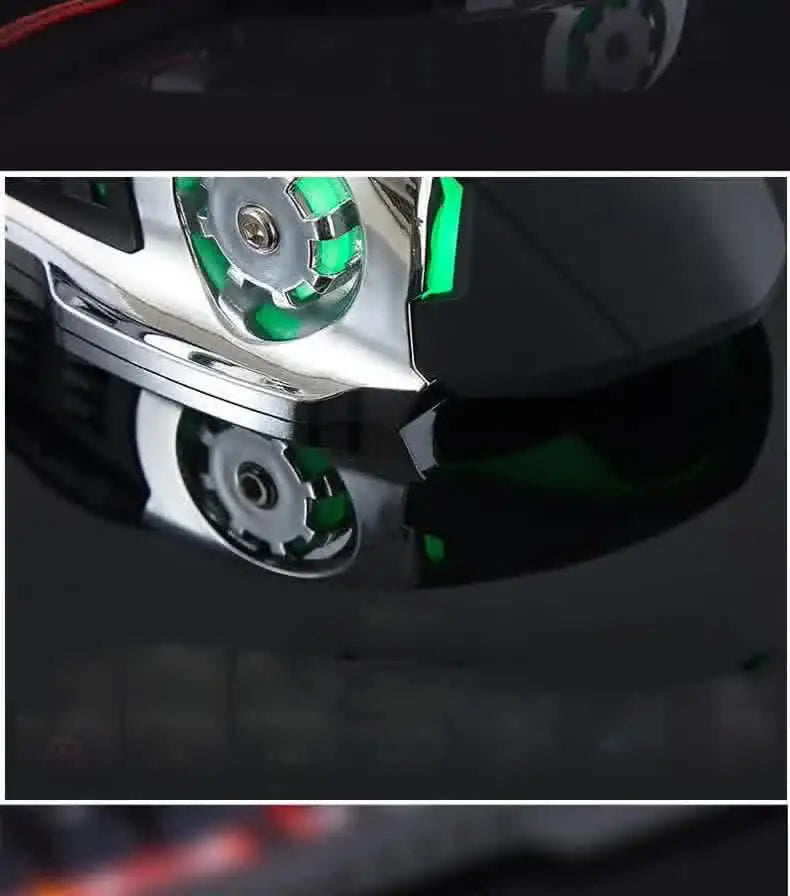 Carpbaba GM6 Gamer Gaming Mouse Adjustable Wired Optical LED Computer Mice USB Cable Silent Mouse For Laptop PC