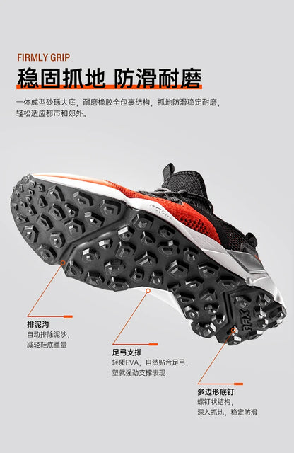 RAX Outdoor Breathable Hiking Shoes for Men Lightweight Walking Trekking Wading Shoes Sport Sneakers Men Outdoor Sneakers Male