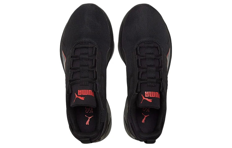 Chaussures de sport décontractées Puma Disperse Xt, en tissu synthétique et en maille, confortables, souples, à tige basse, style lifestyle, noir, gris, rouge, 193728-12