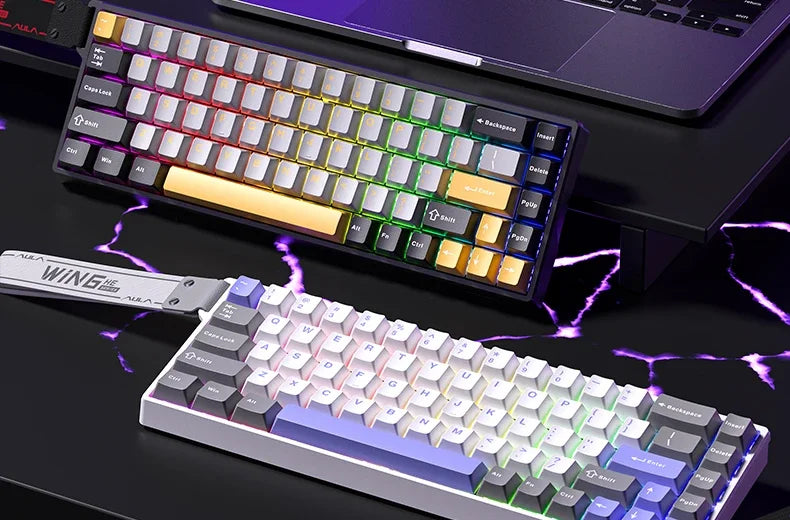AULA WIN60HE Magnetic Switch Mechanical Keyboard, 60% Wired Gaming Keyboard with Hall Effect Magnetic Switches, Rapid Trigger Esports Keyboard