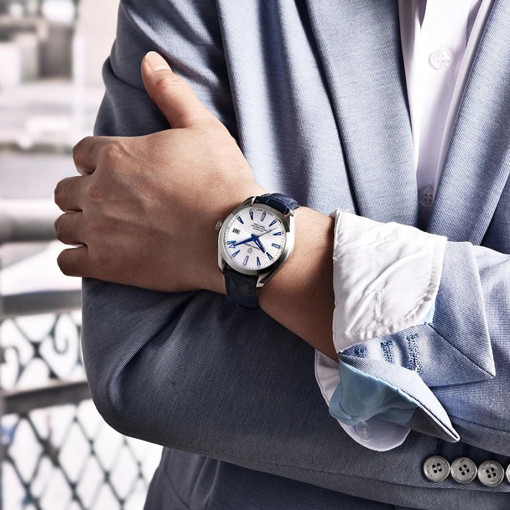 Montre de luxe pour homme PAGANI DESIGN – Modèle automatique mécanique (calibre 8215), en acier inoxydable, étanche, avec affichage de la date et aiguilles luminescentes