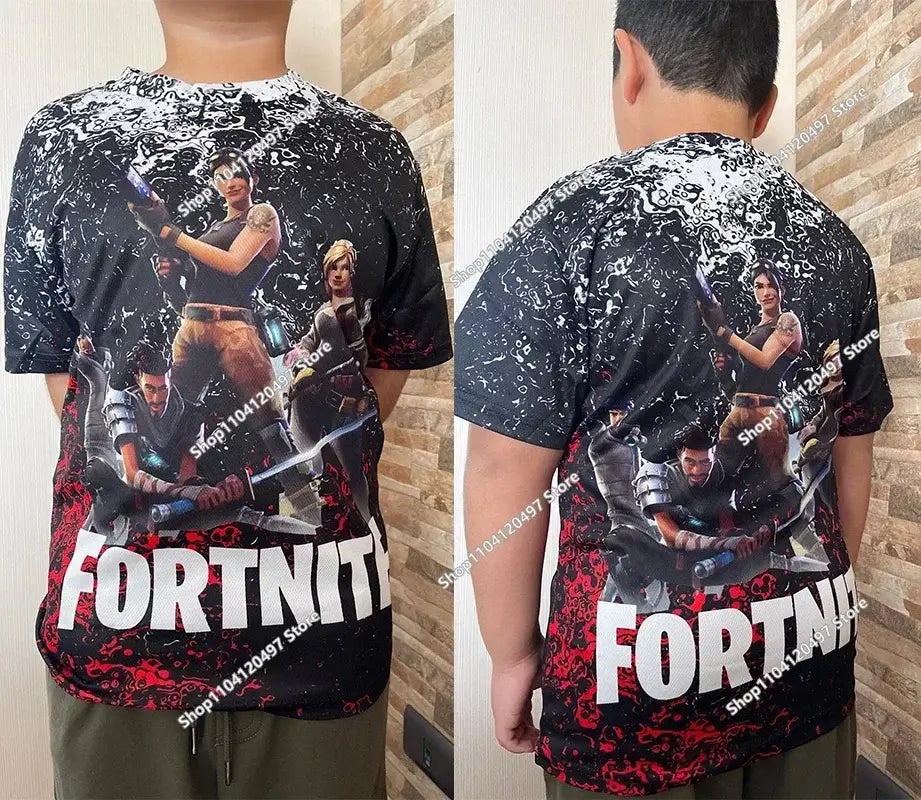 Autumn New Sweatshirt T-shirt  Fortnite 3D Digital Printing Loose Comfortable Hooded Pullover