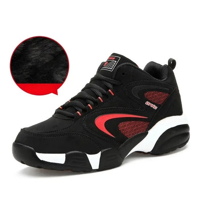 Men's Snow Boots Winter Warm Couple Casual Sneakers Fashion Leather Outdoor Sport Running Tennis Men Non-Slip Big Size 48 Trainer