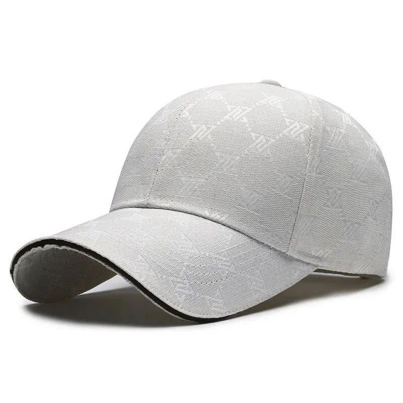 Four Seasons New Sunscreen Three-Line Sewn Baseball Cap Men's And Women's Casual Cap Net Red Distressed 1841 Hat