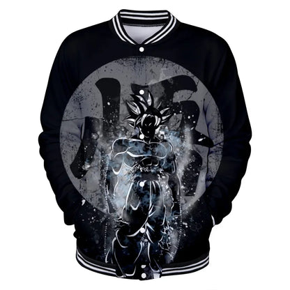 Uniforme da baseball streetwear Dragon Ball per uomo e donna, costume Son Goku per adulti, giacca primaverile e autunnale, cardigan, felpa, idea regalo