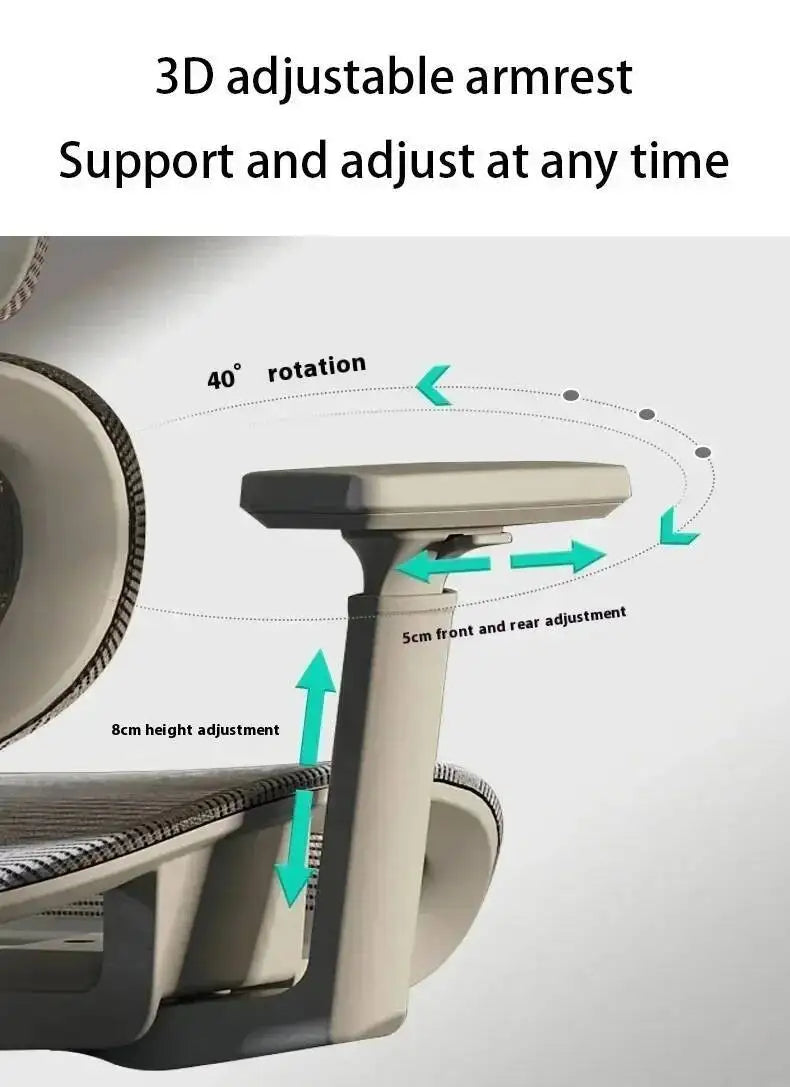 Support, Electronic Gaming Seat Computer Chair Back Adjustable Ergonomic Free Delivery Sedia Office Chair Wheelchair Furniture