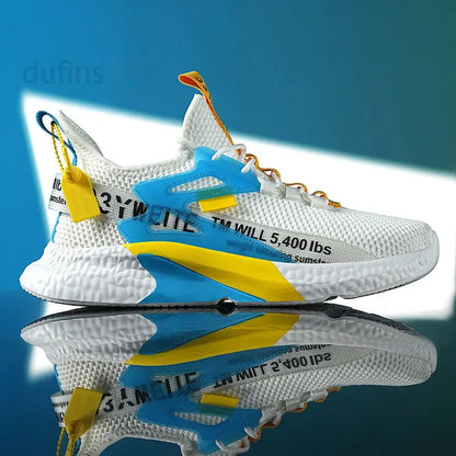 Men's New Sneakers Light Casual Fashion Running Elastic Leisure Outdoor Mesh Summer Sports Tennis Walking Shoes 2025 Size