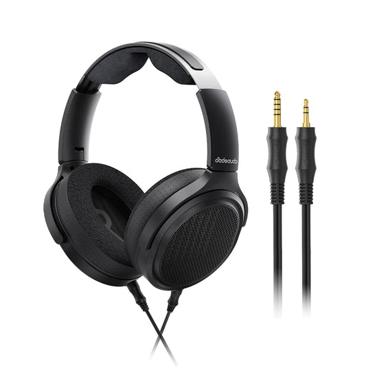 Casque audio magnétique planaire FiiO JT7 avec un design de transducteur planaire de 95x86 mm, un bandeau réglable et un câble de 4,4 mm/3,5 mm