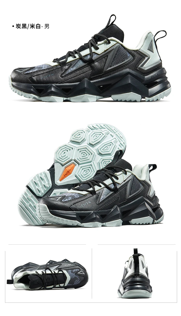Rax Men's Waterproof Hiking Shoes Breathable Hiking Boots Outdoor Trekking Sports Sneakers Tactical Shoes
