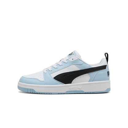 Puma Rebound V6 : baskets basses haut de gamme, élégantes, polyvalentes, amortissantes, légères, pour hommes et femmes – noir 392328-01
