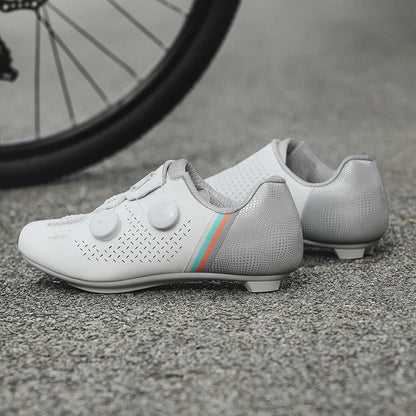 Road Cycling Shoes Flats Cleats Shoes Speed Cycling Sneakers Men’s Bike Shoes Women’s Self-Locking Non-slip Mountain Bicycle SPD Shoes