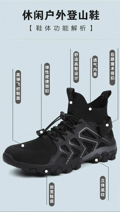 Unisex Breathable Quick-Drying Fishing Water Sport Shoes Summer Upstream Barefoot Aqua Boots Outdoor Non-Slip Women Beach Shoes