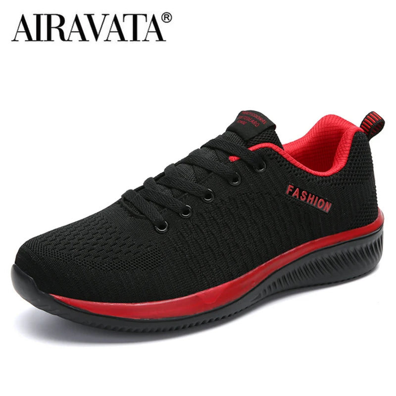 Sneakers da uomo e da donna in maglia, traspiranti, sportive, da corsa, da passeggio e da palestra