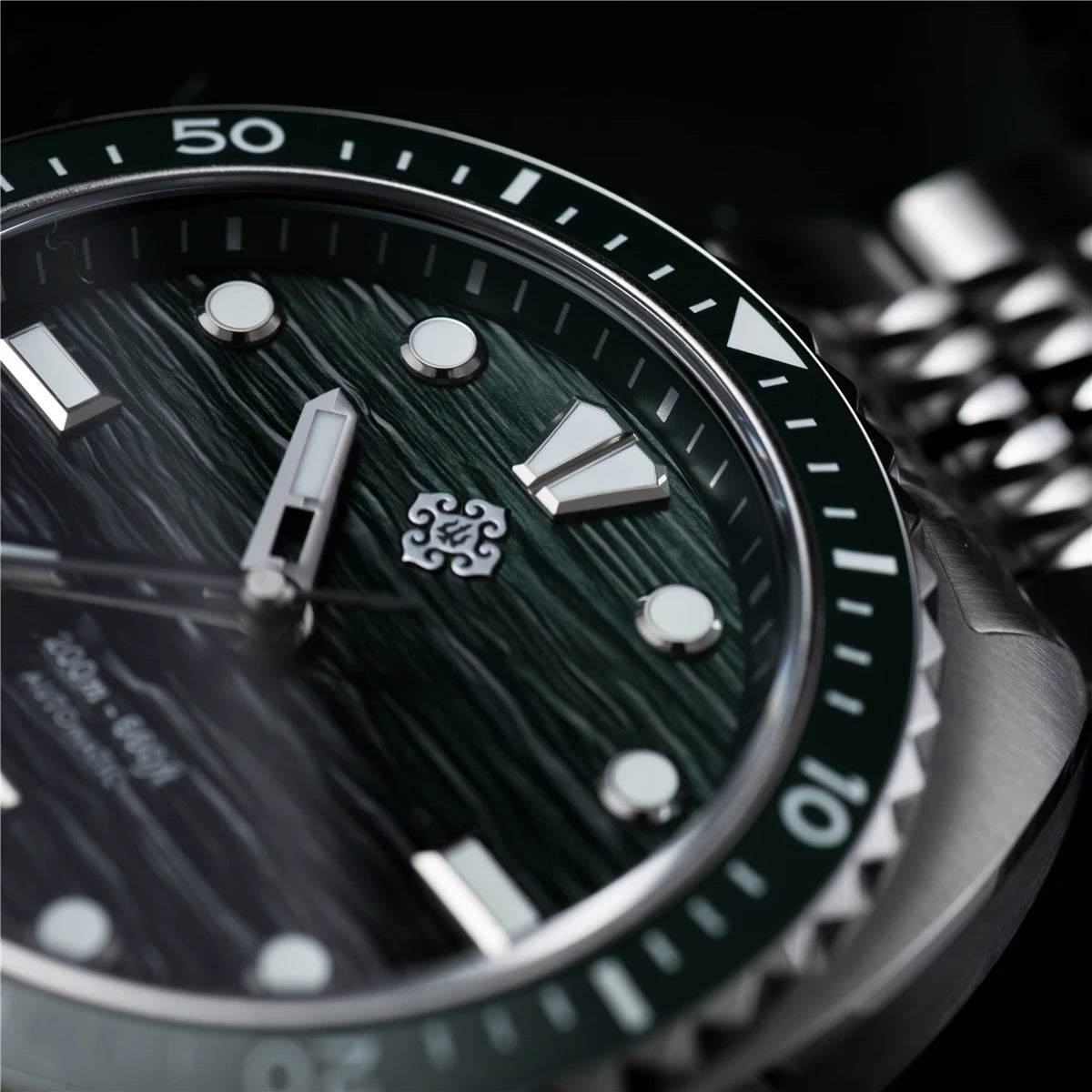 IXDAO IPOSE 2026 New Men's Automatic Mechanical Watch Poseidon Pattern Diving Watch 20Bar Stainless Steel BWG-9 Reloj Hombre