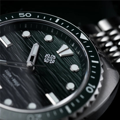 IXDAO IPOSE 2026 New Men's Automatic Mechanical Watch Poseidon Pattern Diving Watch 20Bar Stainless Steel BWG-9 Reloj Hombre
