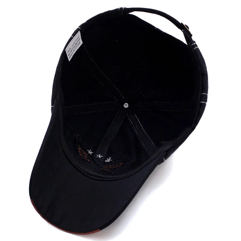 Unisex Baseball Cap 3D Eagle Embroidery Cap Men And Women Outdoor Sports Hats