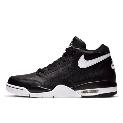 Nike Flight Legacy Mid-Top Retro basketbalschoenen voor heren, zwart/wit, BQ4212-002
