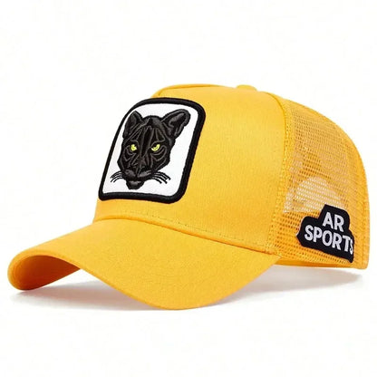 Animal embroidery net rooster hat male and female animal baseball cap hip Hop duck cap suitable for outdoor sports fishing visor
