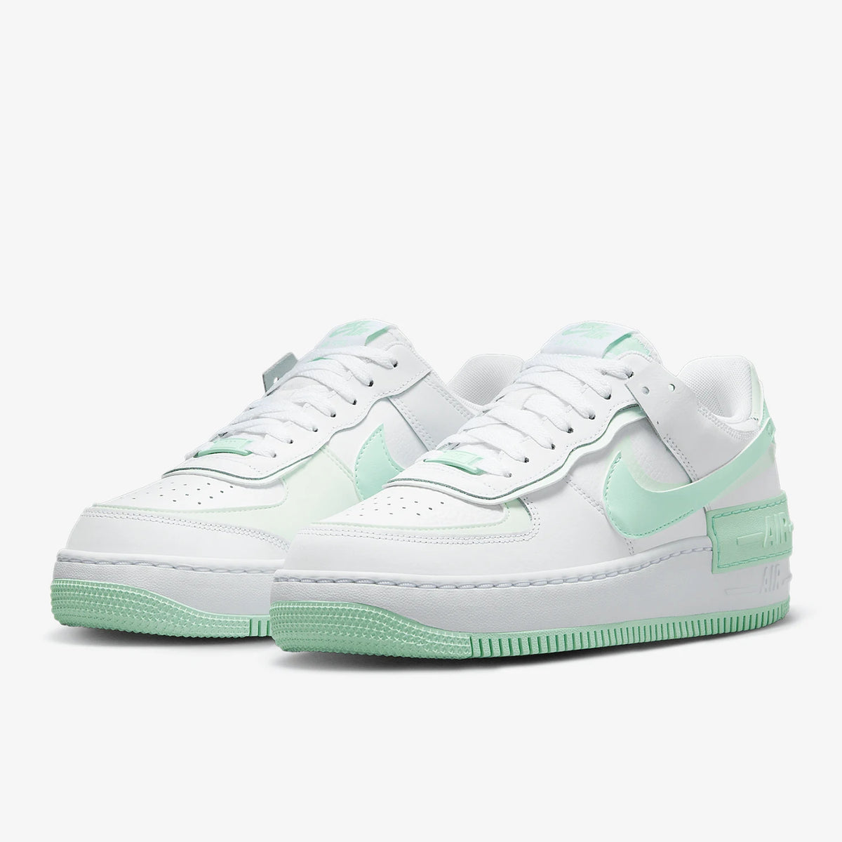 Nike ægte AIR FORCE 1 klassiske sneakers til kvinder med tyk sål og lavt skaft FZ3773-100
