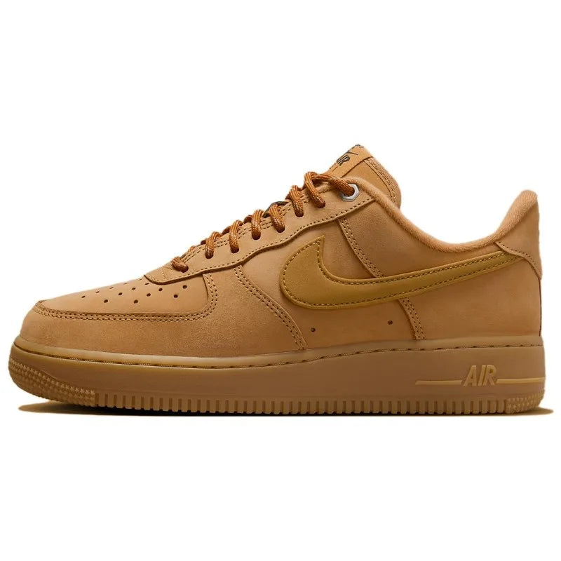Nike Air Force 1 '07 Naisten Triple White Leather AF1 Classic Mukavat ilmatyynykengät Vapaa-ajan valkoiset lenkkarit DD8959-100