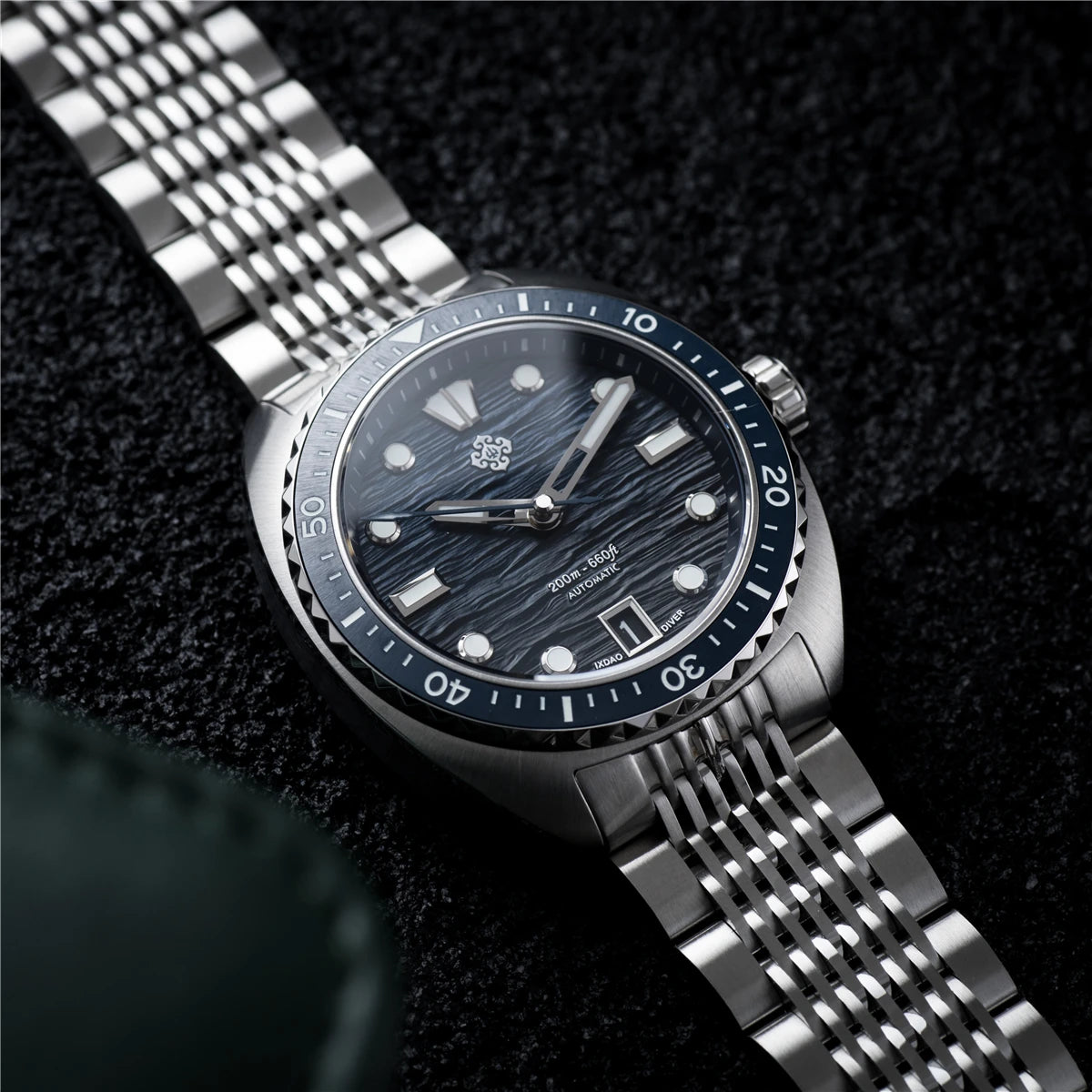 IXDAO IPOSE 2026 New Men's Automatic Mechanical Watch Poseidon Pattern Diving Watch 20Bar Stainless Steel BWG-9 Reloj Hombre