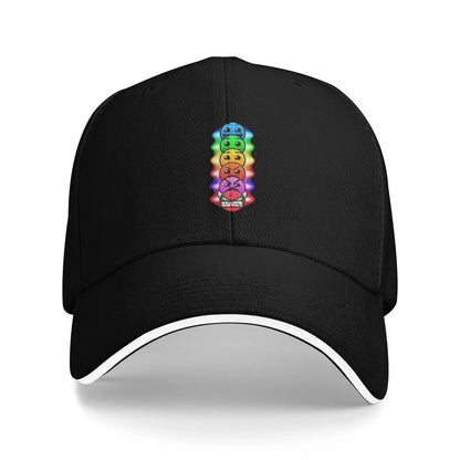 Geometry Game Dash Baseball Cap Casual Unblocked Level Sandwich Hat za moške in ženske, dihalna pokrivala za različne aktivnosti