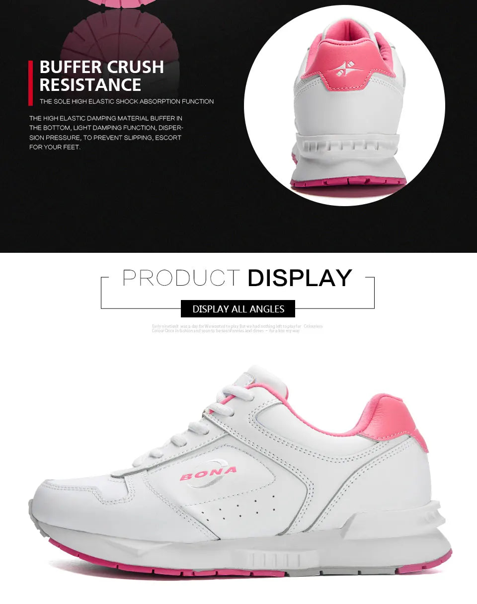 BONA 2023 New Designers Brand Classics Light Sneakers Women Fashion Running Shoes Casual Walking Footwear Ladies Comfort