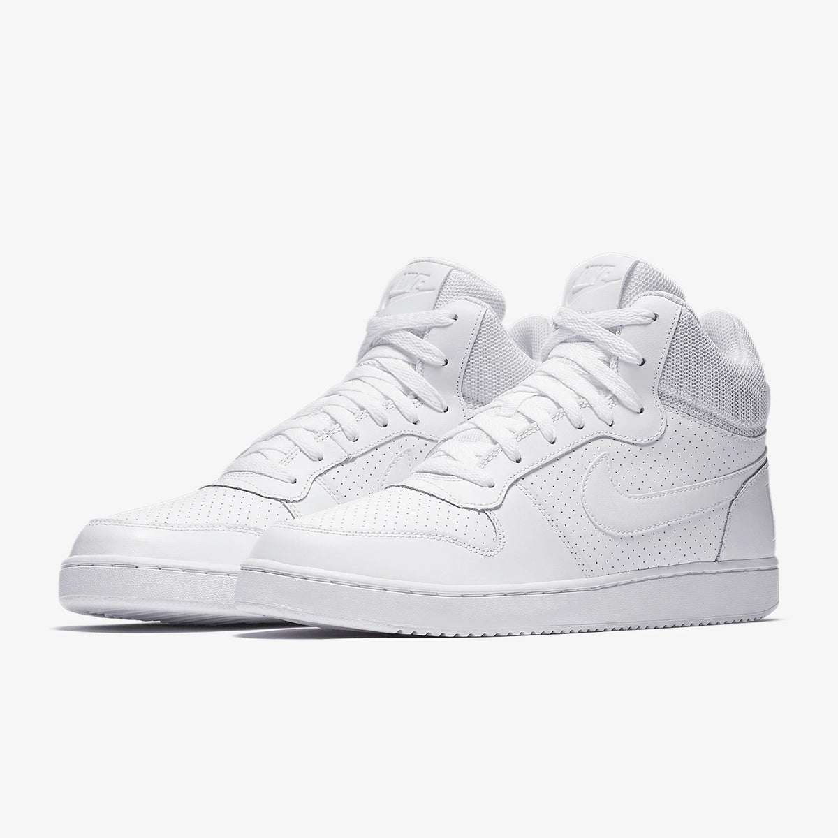 Baskets casual montantes pour homme Nike COURT BOROUGH MID authentiques, blanc pur, 838938-111
