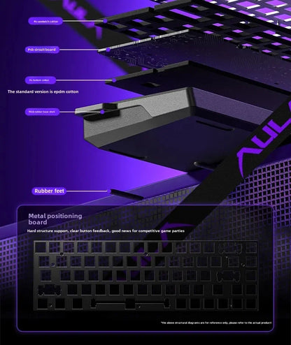 AULA WIN60HE Magnetic Switch Mechanical Keyboard, 60% Wired Gaming Keyboard with Hall Effect Magnetic Switches, Rapid Trigger Esports Keyboard