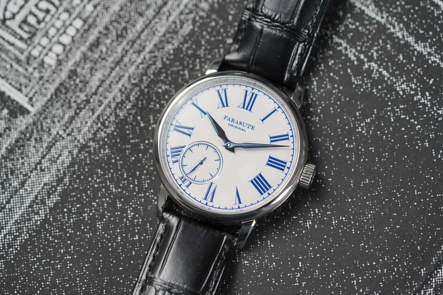 FARASUTE 2026 Fashion Power Reserve 80 Hours Hangzhou Customized Movement Manual Mechanical Watch for Men Sapphire Crystal watch