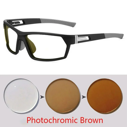 0 -0.5 -0.75 To -5.0 Sport Driving Anti-Glare Nearsighted Sunglasses With Diopters Night Vision Lenses Prescription Sun Glasses