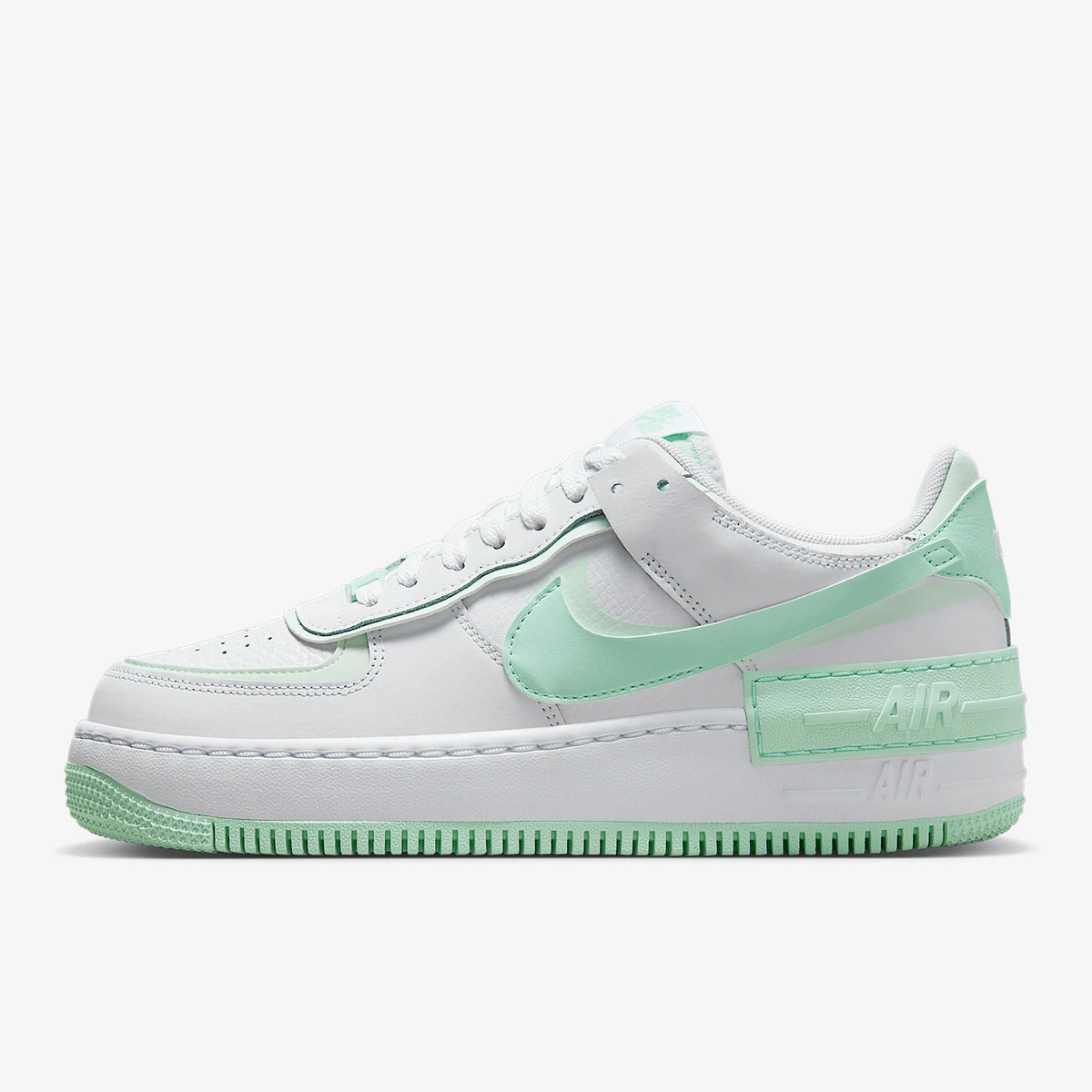 Nike ægte AIR FORCE 1 klassiske sneakers til kvinder med tyk sål og lavt skaft FZ3773-100