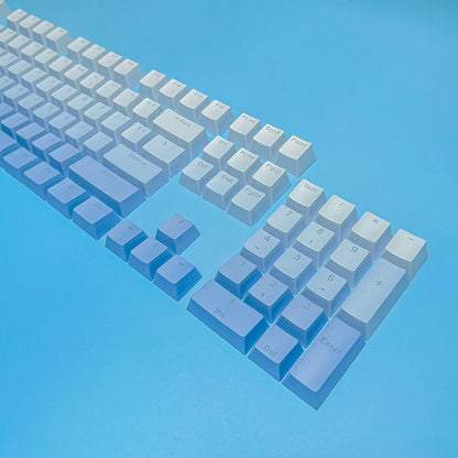 132 Keys OEM Profile Gradient backlit RGB Keycaps For Cherry Mx Switch Mechanical Gamer Keyboard PBT Keycap ISO Layout Key caps