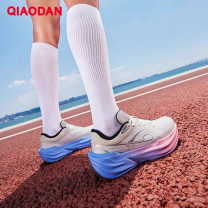 QIAODAN TG1.0 Women’s Marathon Running Shoes 2026 New Platform Racing Shock Absorption Soft Long Distance Sneakers QDB022253285